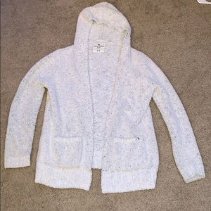 White cardigan